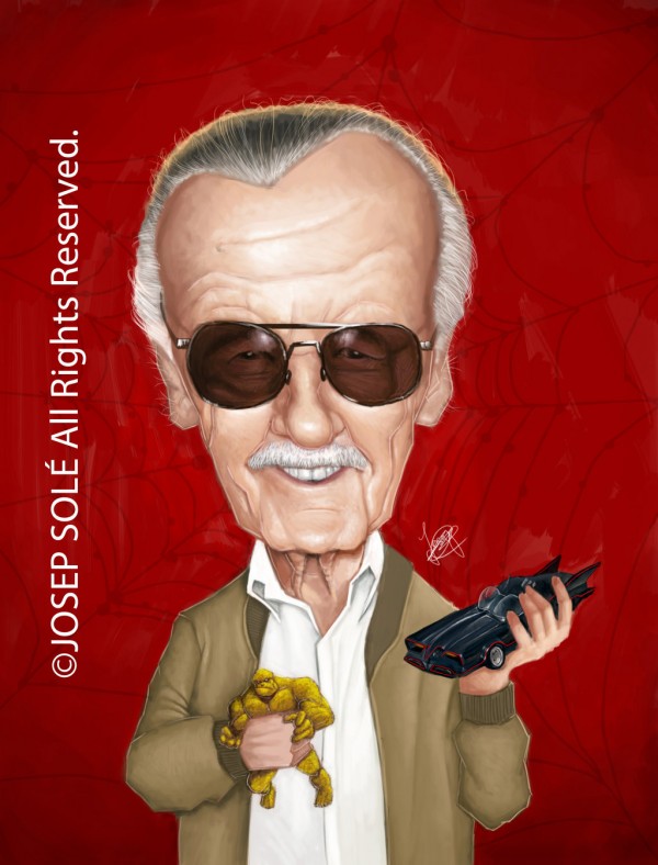 "Stan Lee caricature" by sole00 "Stan Lee caricature" by sole00