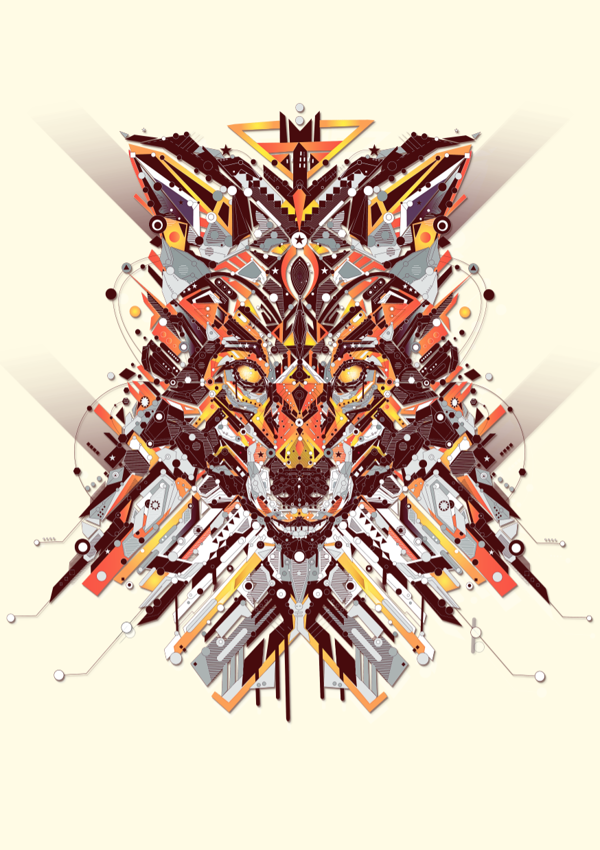 - You! Be Inspired! - Geometric Animal Illustrations by Yo Az - You! Be Inspired! - Geometric Animal Illustrations by Yo Az