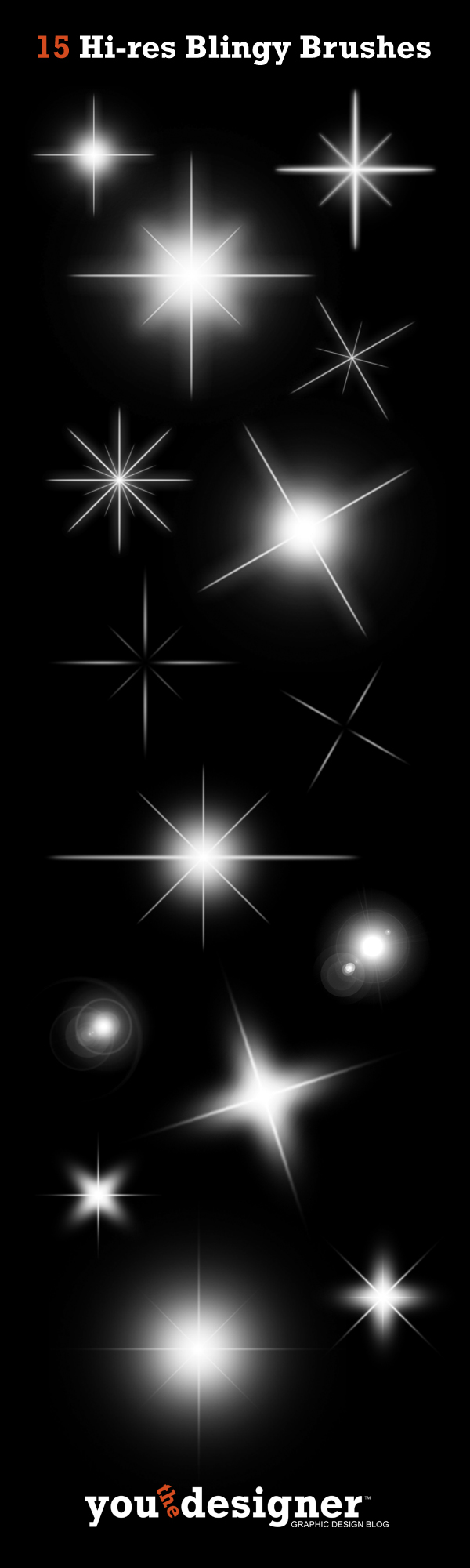 15 High-Res Blingy Photoshop Brushes by You The Designer 15 High-Res Blingy Photoshop Brushes by You The Designer