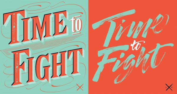 Time To Fight postcards Time To Fight postcards