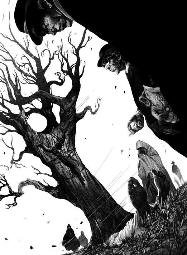 Ink Drawing by Nicolas Delort via YouTheDesinger Ink Drawing by Nicolas Delort via YouTheDesinger