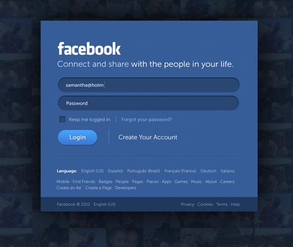 Facebook - New Look & Concept by Fred Nerby Facebook - New Look & Concept by Fred Nerby