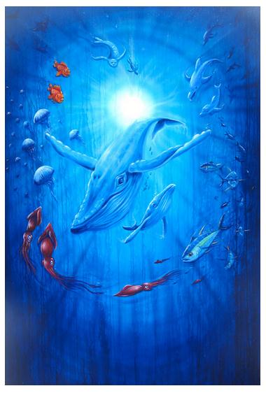 Ocean Institute water painting | (c) Drew Brophy Ocean Institute water painting | (c) Drew Brophy