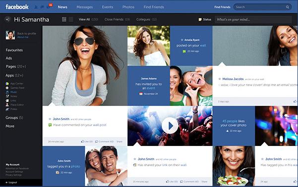 Facebook - New Look & Concept by Fred Nerby Facebook - New Look & Concept by Fred Nerby