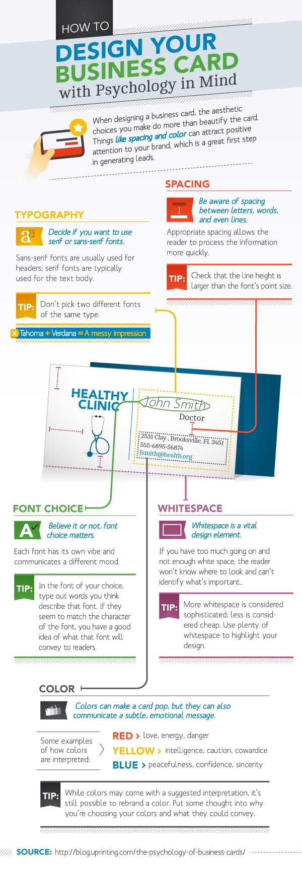 The Psychology of Business Cards The Psychology of Business Cards