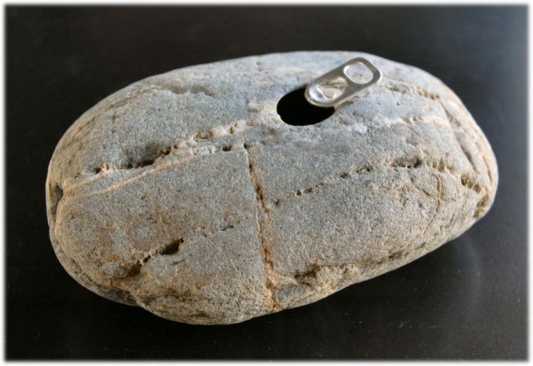 fossil of the empty can