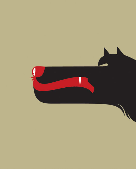 Red Riding Hood | Noma Bar Red Riding Hood | Noma Bar