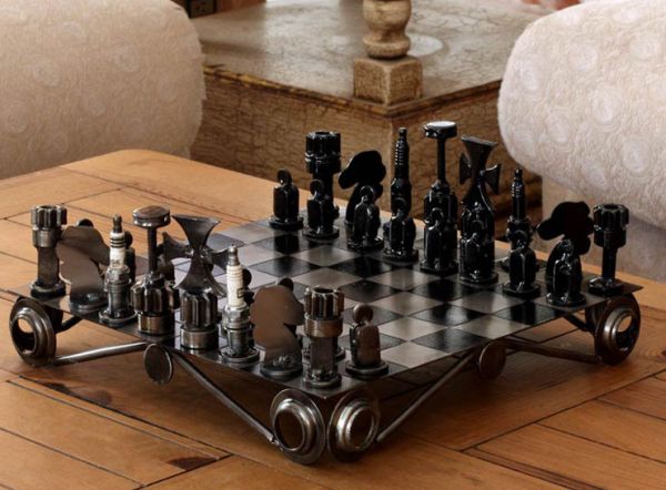 Autoparts Chess Set