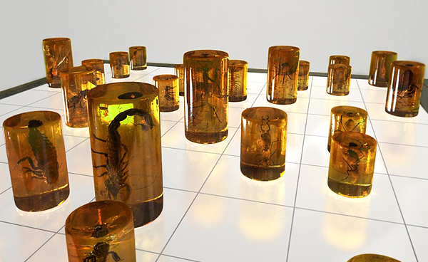 Amorphous Organic Chess Set