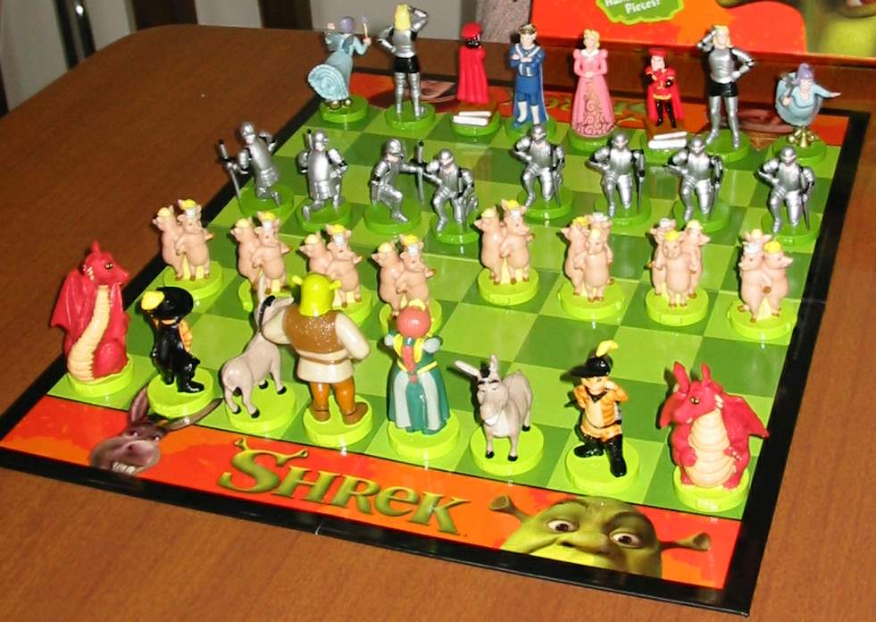 Shrek Chess Set