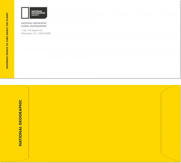 NatGeo Rebranding Project | Envelopes NatGeo Rebranding Project | Envelopes