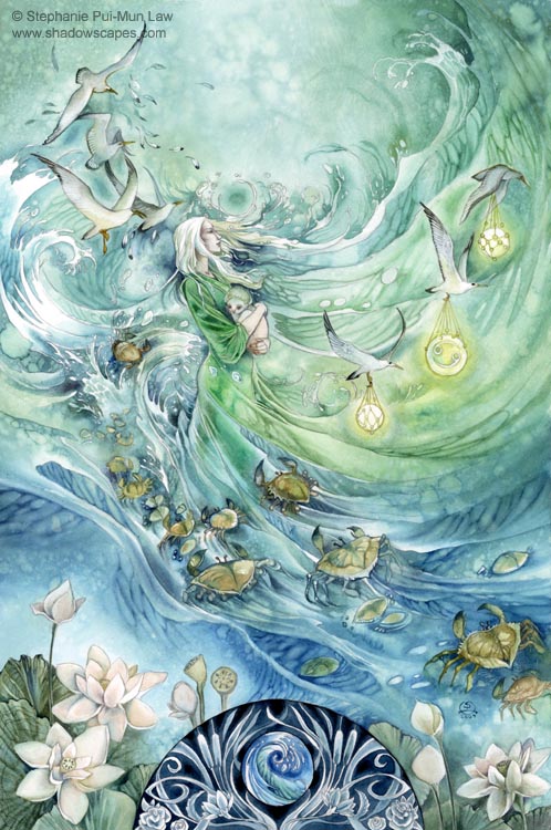 "Cancer" | © Stephanie Law | Llewellyn Astrological Calendar 2011 "Cancer" | © Stephanie Law | Llewellyn Astrological Calendar 2011