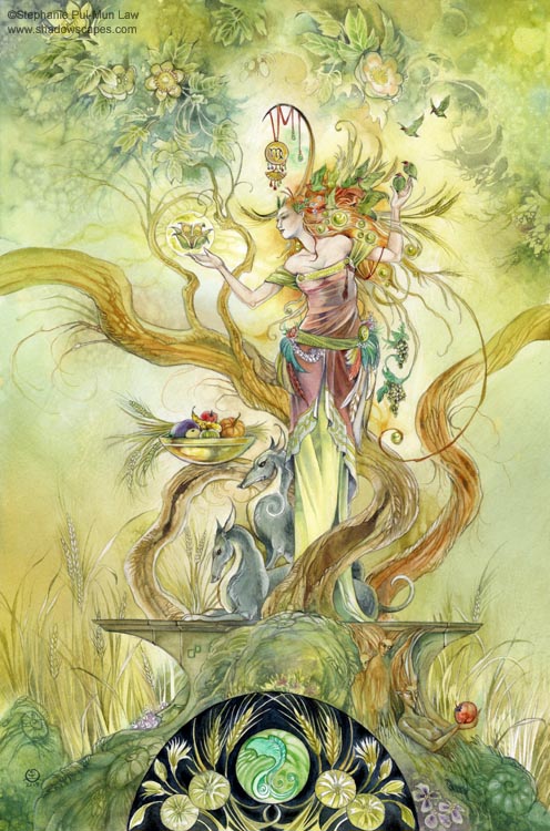 "Virgo" | © Stephanie Law | Llewellyn Astrological Calendar 2011 "Virgo" | © Stephanie Law | Llewellyn Astrological Calendar 2011
