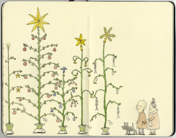 Sketchbook Spreads by Mattias Adolfsson Sketchbook Spreads by Mattias Adolfsson
