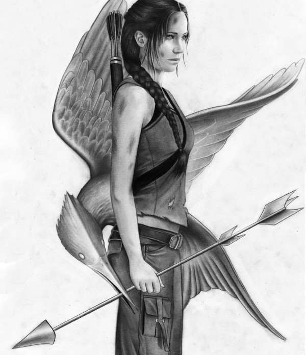 Jennifer Lawrence as Katniss by ~MShah123 Jennifer Lawrence as Katniss by ~MShah123