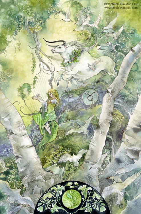 "Taurus" | © Stephanie Law | Llewellyn Astrological Calendar 2011 "Taurus" | © Stephanie Law | Llewellyn Astrological Calendar 2011