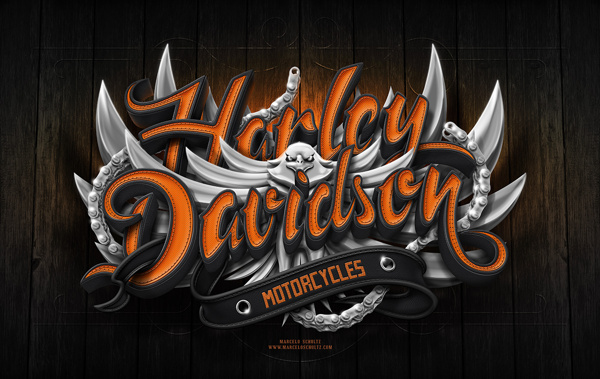 Harley Davidson Poster | Marcelo Schultz Harley Davidson Poster | Marcelo Schultz