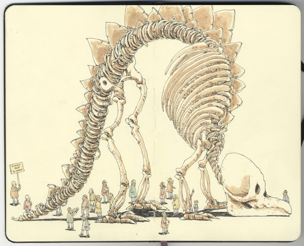Sketchbook Spreads by Mattias Adolfsson Sketchbook Spreads by Mattias Adolfsson