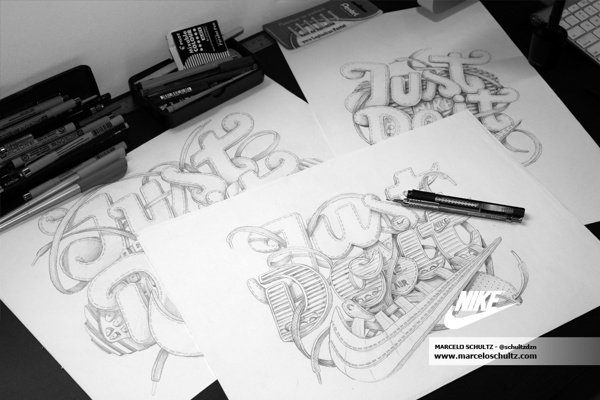 Nike Just Do It - Commissioned Artwork | Marcelo Schultz Nike Just Do It - Commissioned Artwork | Marcelo Schultz