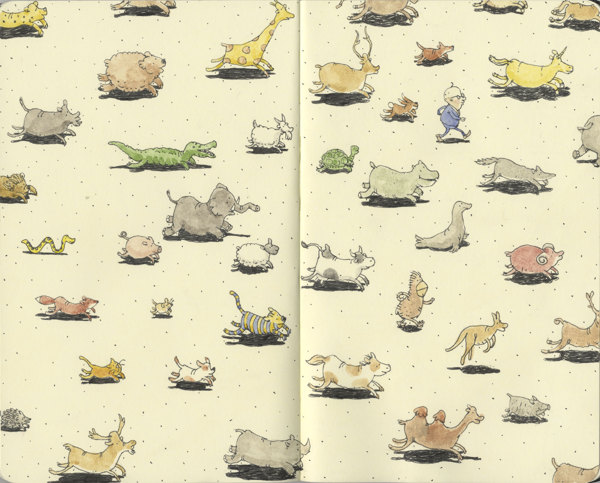 Sketchbook Spreads by Mattias Adolfsson Sketchbook Spreads by Mattias Adolfsson