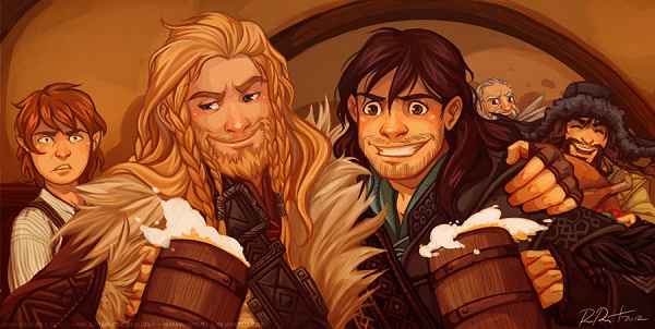 Fan Art Friday – The Hobbit Fanart for your consumption because March 25 is Tolkien Reading Day