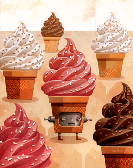 amazing-illustrations-jon-reinfurt-soft-served-camo-bot amazing illustrations