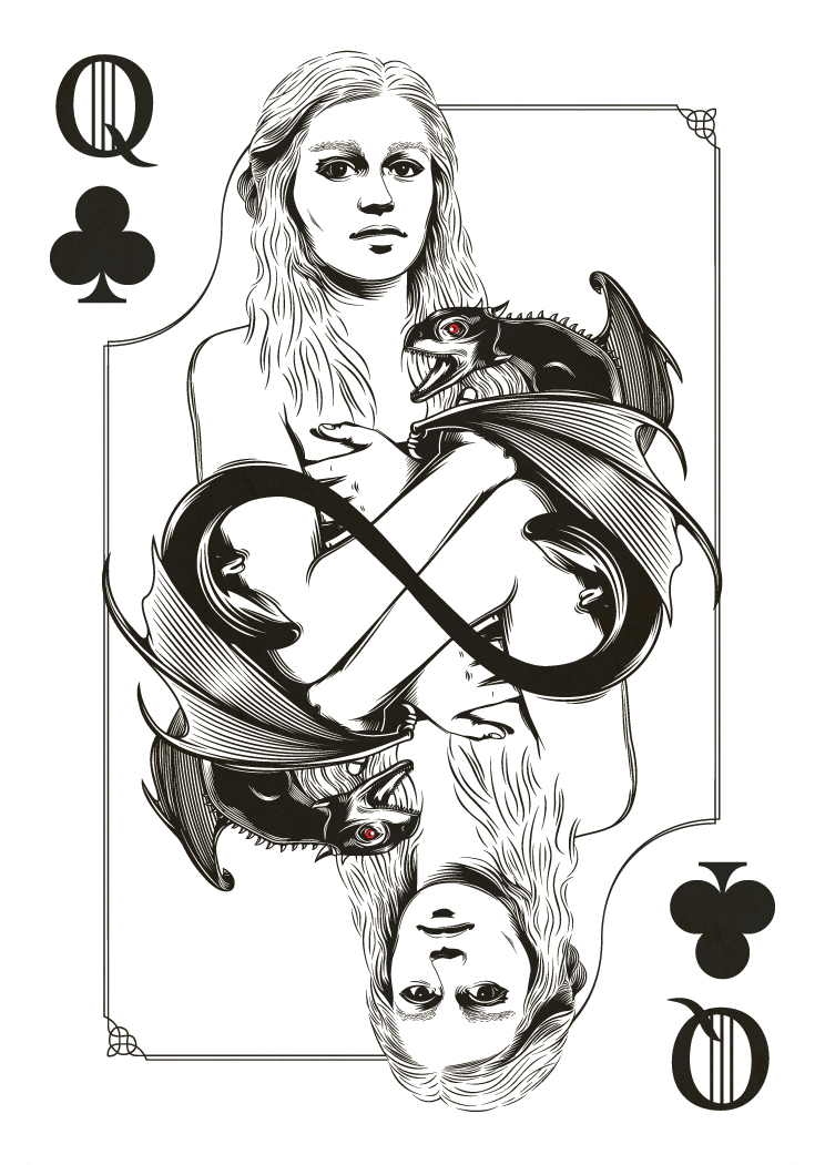 UCreative.com - Game Of Thrones Playing Cards Project by Jim Tuckwell ...