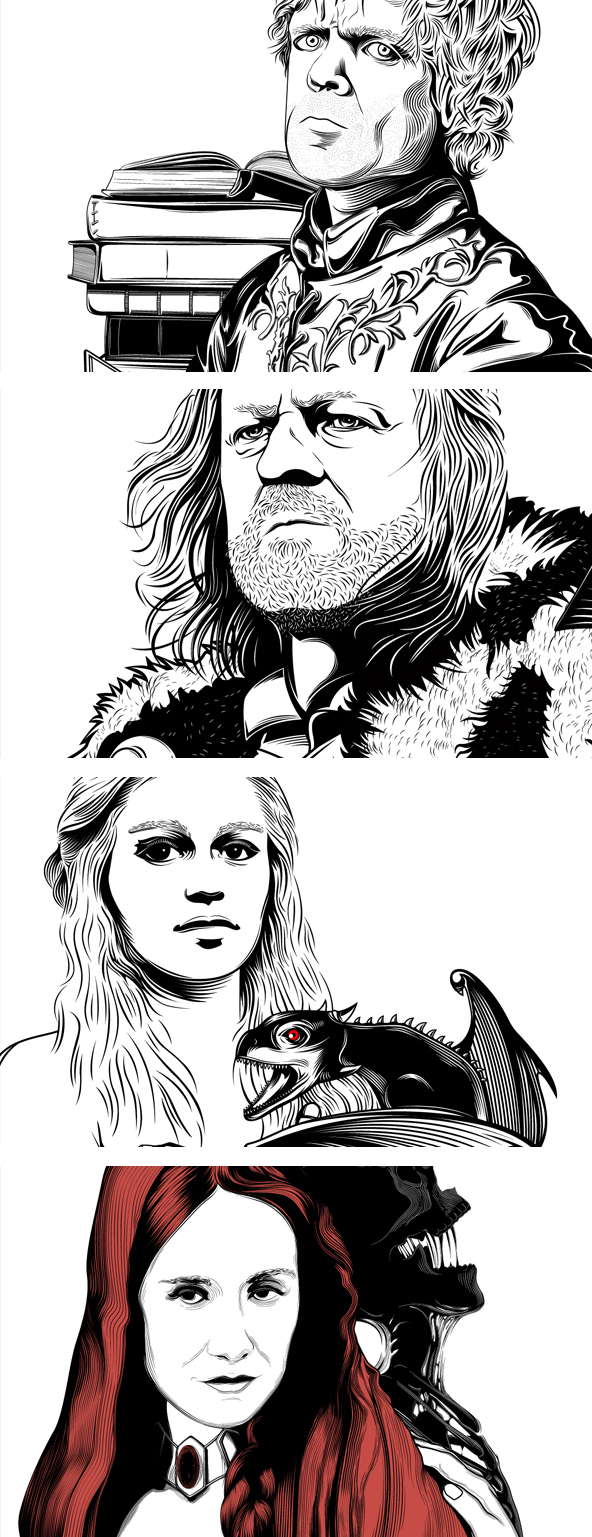 Game Of Thrones Playing Cards Project by Jim Tuckwell via You The Designer Game Of Thrones Playing Cards Project by Jim Tuckwell via You The Designer