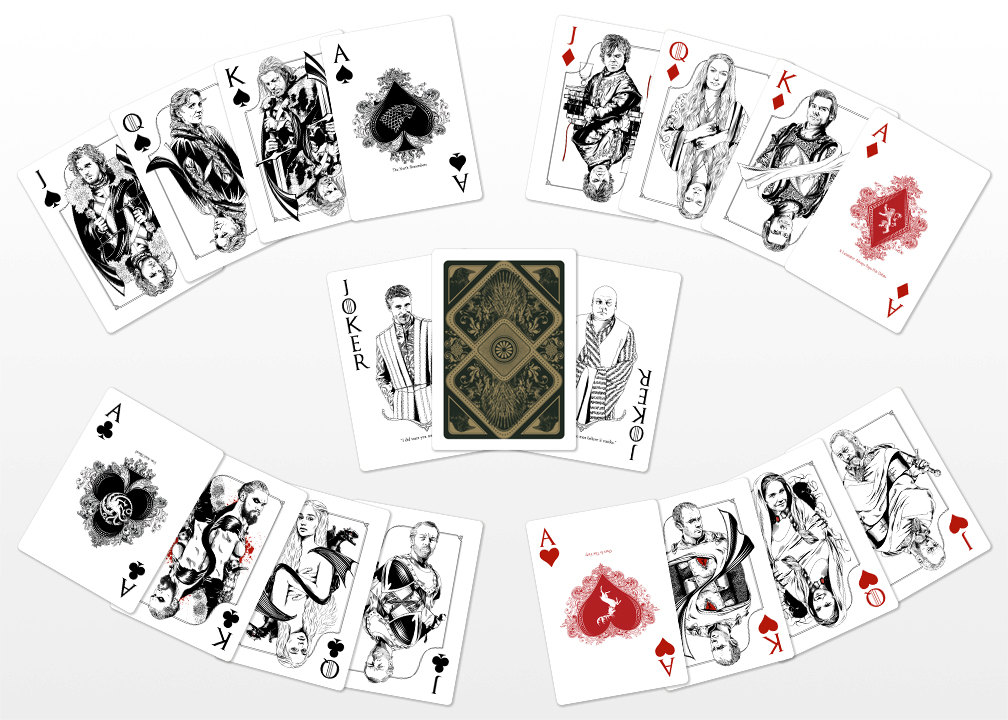 GoT Playing Cards by Paul Nojima on Etsy GoT Playing Cards by Paul Nojima on Etsy