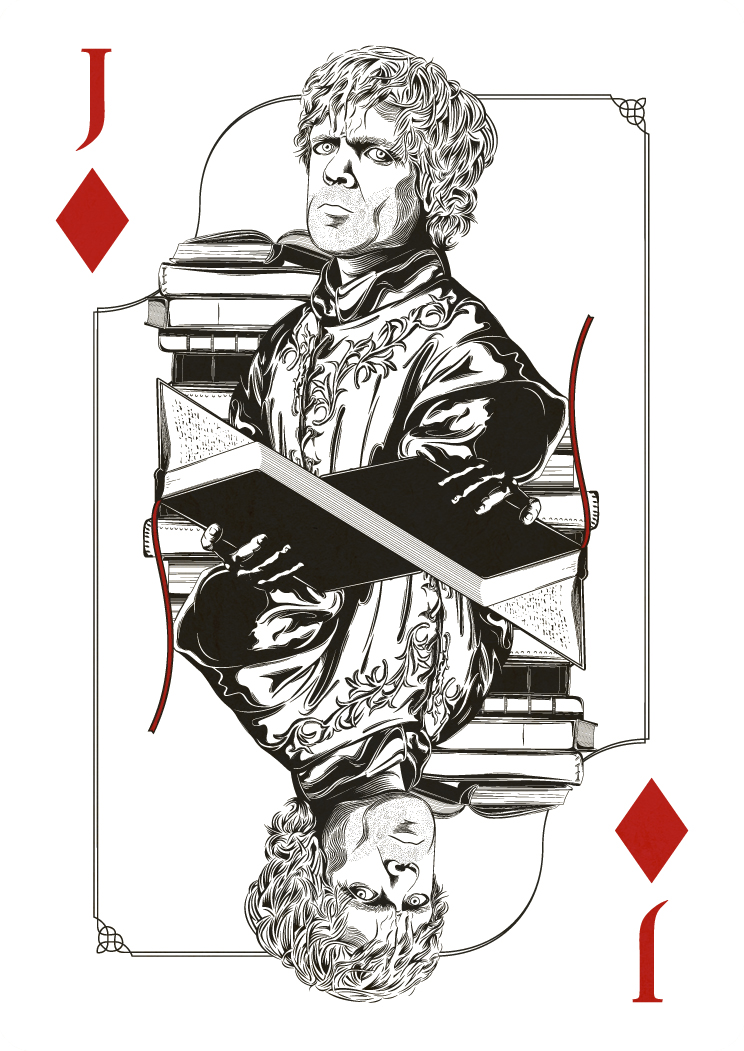 Game Of Thrones Playing Cards Project by Jim Tuckwell via You The Designer Game Of Thrones Playing Cards Project by Jim Tuckwell via You The Designer