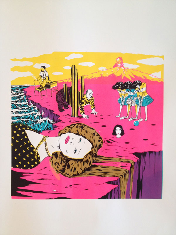 "When the Earth was Still Flat," (4 colour silkscreen) Sundance Film Festival A to Z/Todd Oldham Studios | Illustration by Marcos Chin "When the Earth was Still Flat," (4 colour silkscreen) Sundance Film Festival A to Z/Todd Oldham Studios | Illustration by Marcos Chin