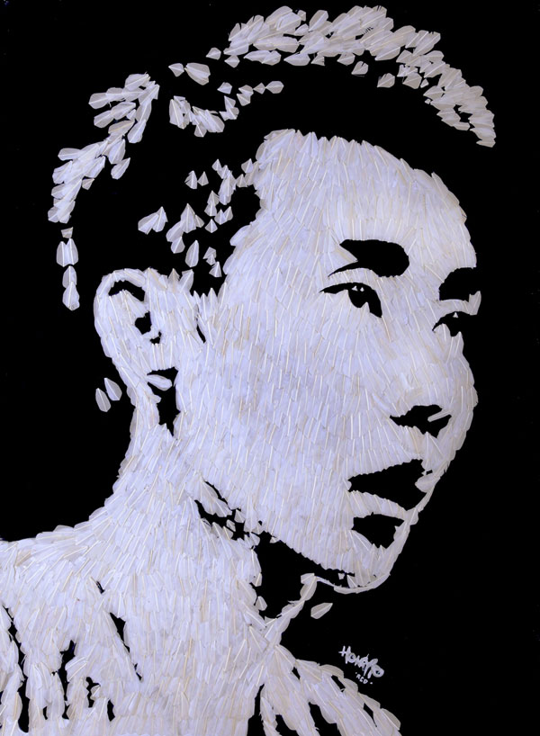 Lee Chong Wei's portrait by Hong Yi