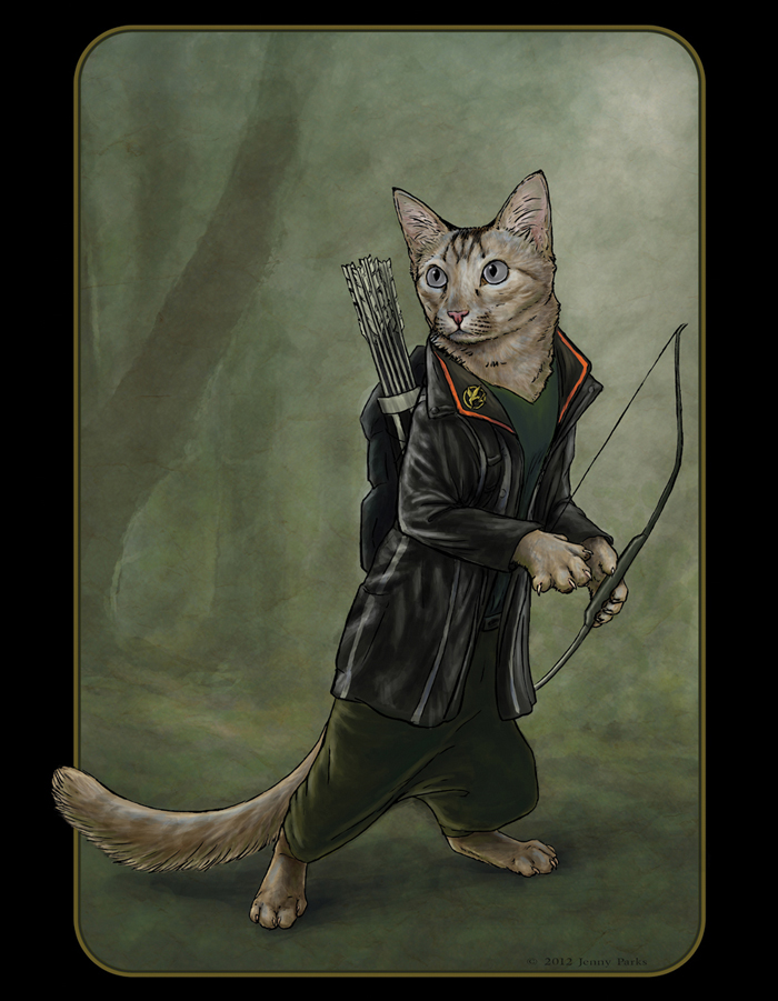 Catniss | Jenny Parks Illustration Catniss | Jenny Parks Illustration