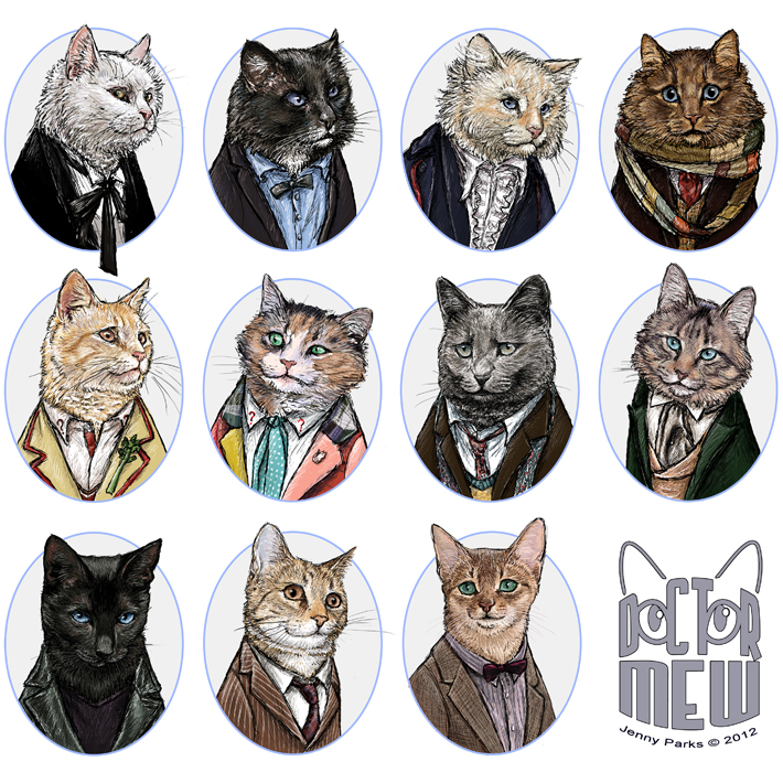 Doctor Mew | Jenny Parks Illustration Doctor Mew | Jenny Parks Illustration