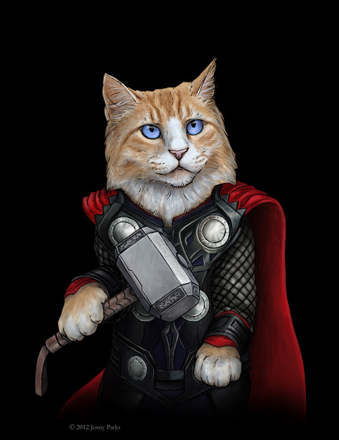 Thor | Jenny Parks Illustration Thor | Jenny Parks Illustration