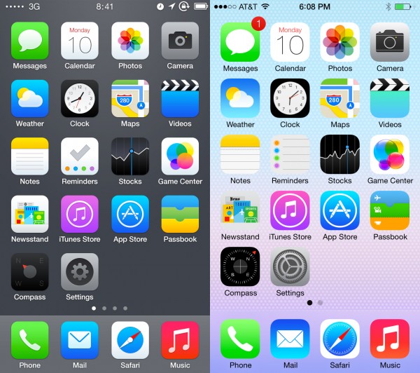 iOS 7 Redesign by Leo Drapeau iOS 7 Redesign by Leo Drapeau