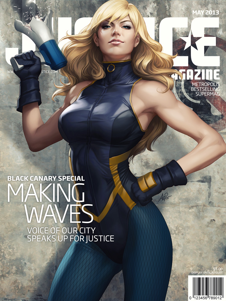Justice Mag - Black Canary by Artgerm Justice Mag - Black Canary by Artgerm