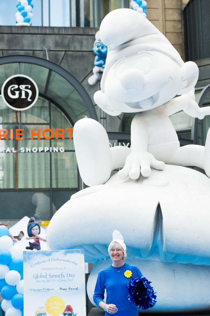 Global Smurfs Day in Belgium Global Smurfs Day in Belgium