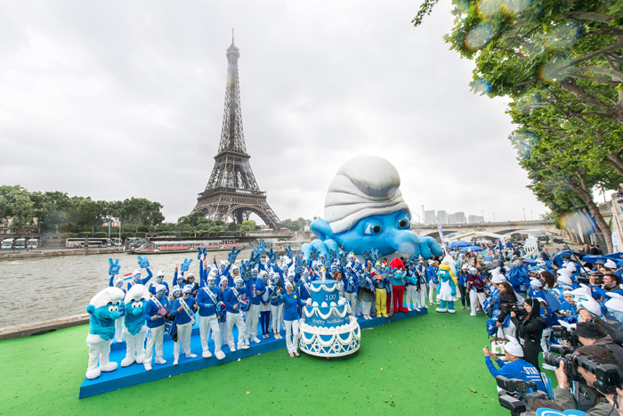 Global Smurfs Day in France Global Smurfs Day in France