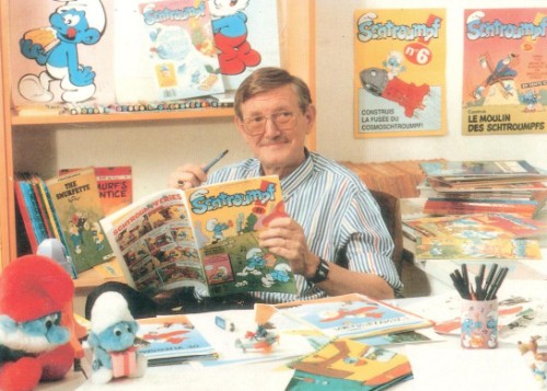 Peyo aka Pierre Culliford and the father of the Smurfs. Peyo aka Pierre Culliford and the father of the Smurfs.