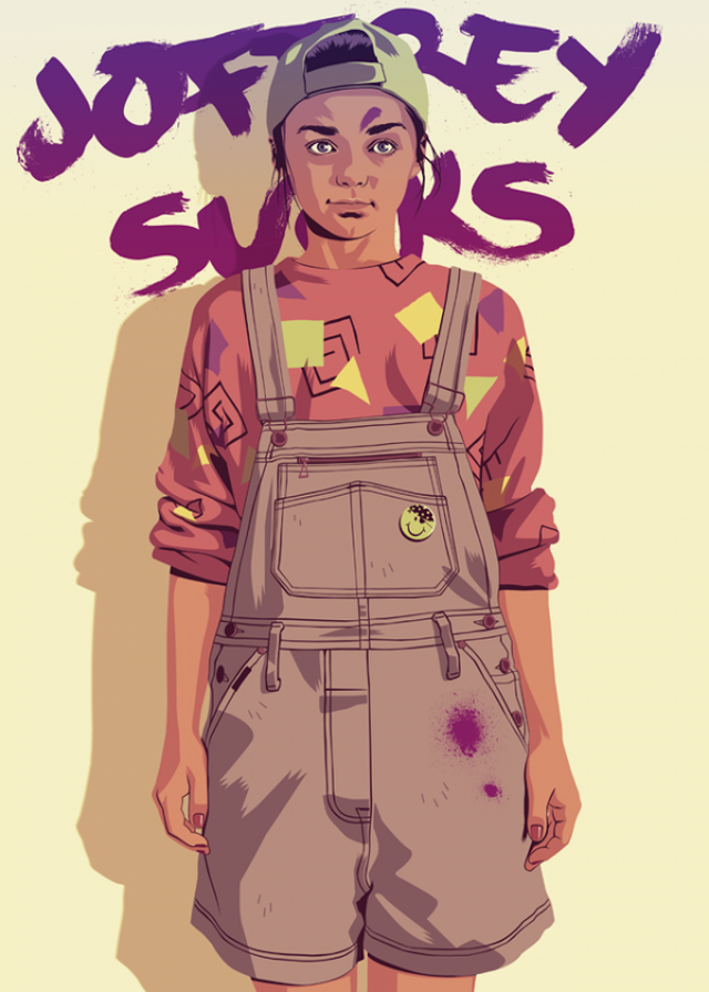 Arya Stark | Illustration by Mike Wrobel Arya Stark | Illustration by Mike Wrobel