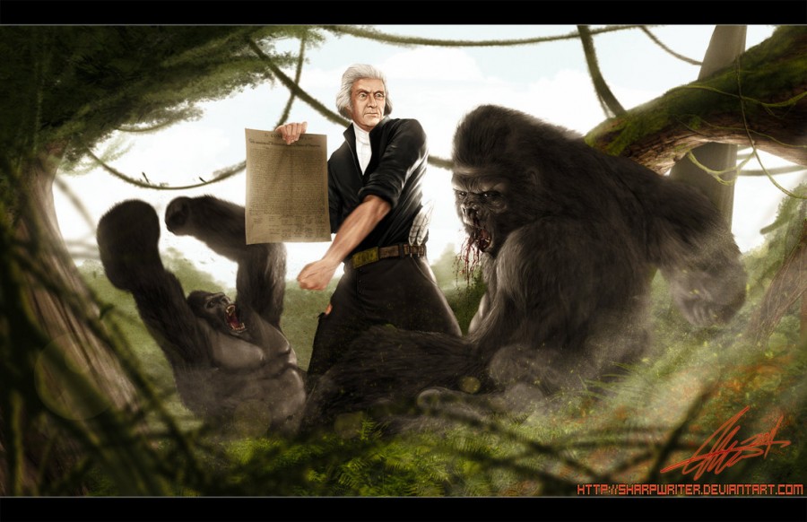 Bad-ass Presidential Portraits by Jason Heuser Bad-ass Presidential Portraits by Jason Heuser