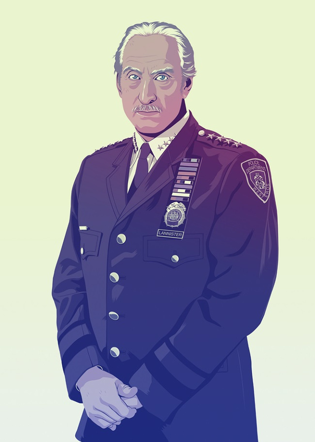 Tywin Lannister | Illustration by Mike Wrobel Tywin Lannister | Illustration by Mike Wrobel