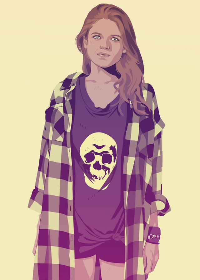 Ygritte | Illustration by Mike Wrobel Ygritte | Illustration by Mike Wrobel
