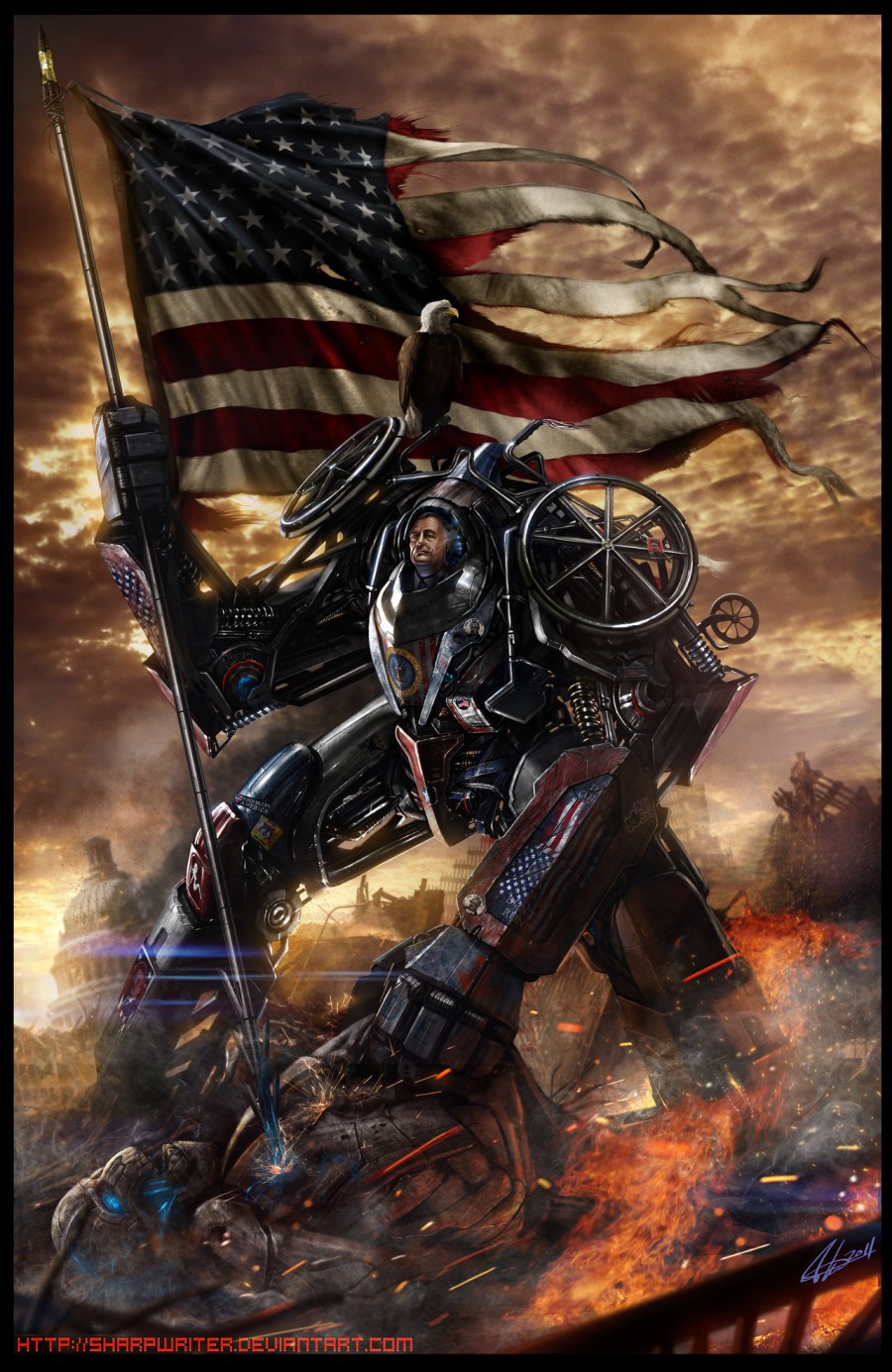 Bad-ass Presidential Portraits by Jason Heuser Bad-ass Presidential Portraits by Jason Heuser