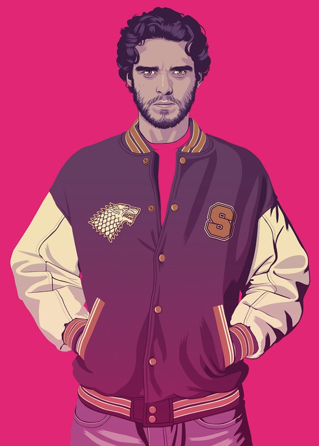 Robb Stark | Illustration by Mike Wrobel Robb Stark | Illustration by Mike Wrobel