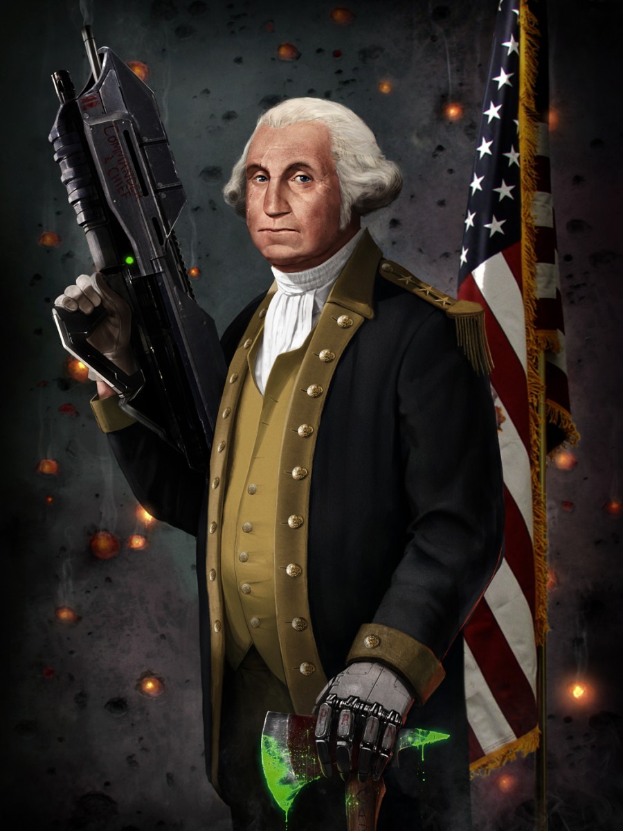 Bad-ass Presidential Portraits by Jason Heuser Bad-ass Presidential Portraits by Jason Heuser