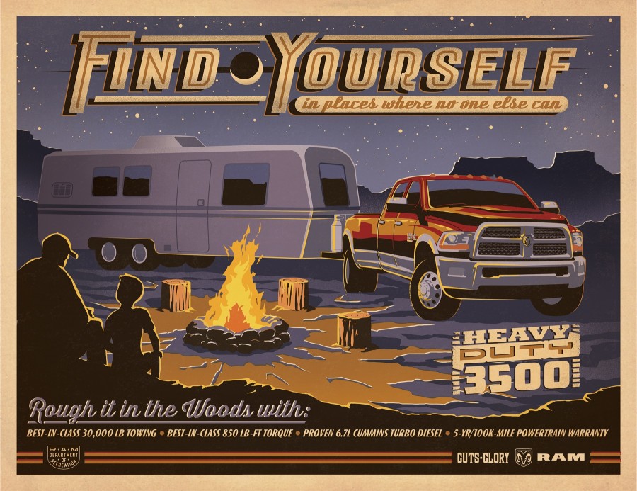 Creative-Advertising-Ideas-dodge-ram-illustration-001