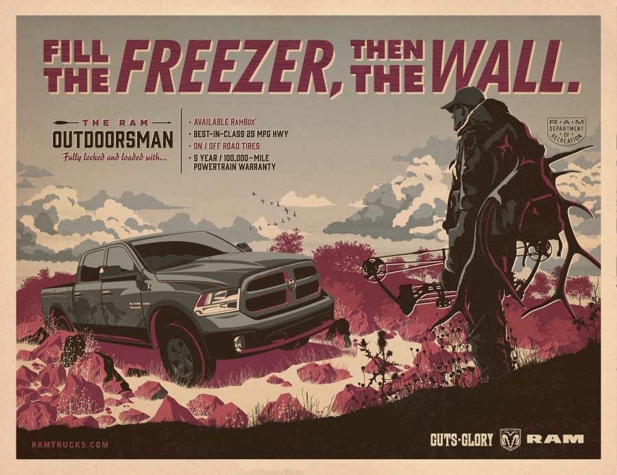 Creative-Advertising-Ideas-dodge-ram-illustration-003