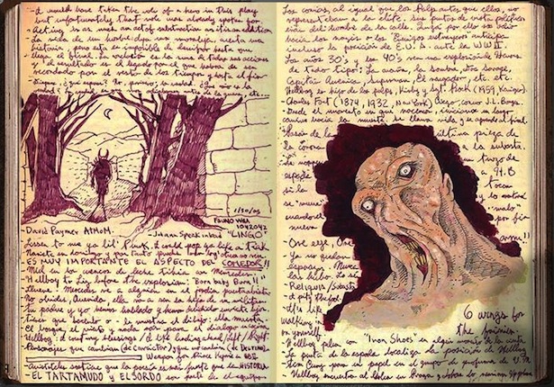 A Peek at Guillermo Del Toro's Sketchbook A Peek at Guillermo Del Toro's Sketchbook